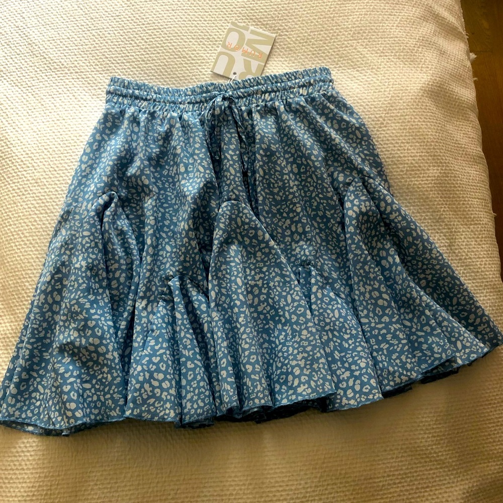 NWT animal print skirt